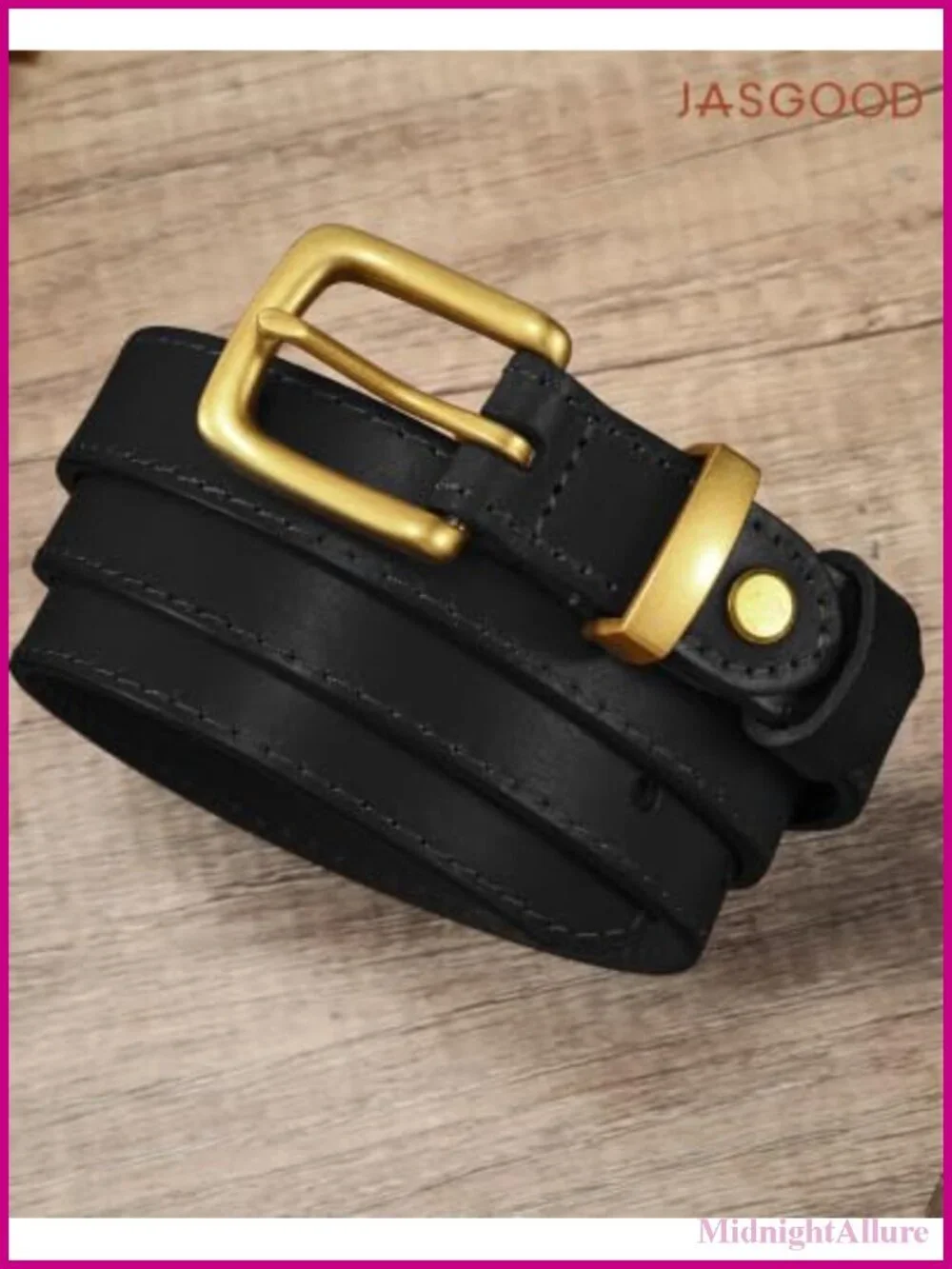 Genuine Leather Skinny Belt for Jeans Pants 0.91